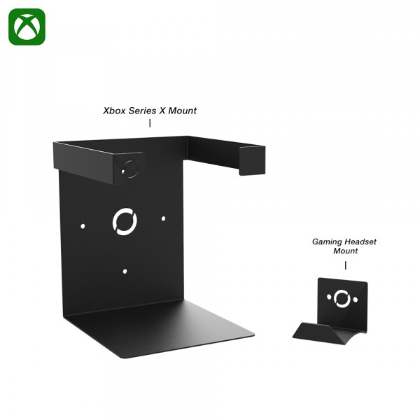 Xbox series X Wall Mount + Gaming Headset Mount