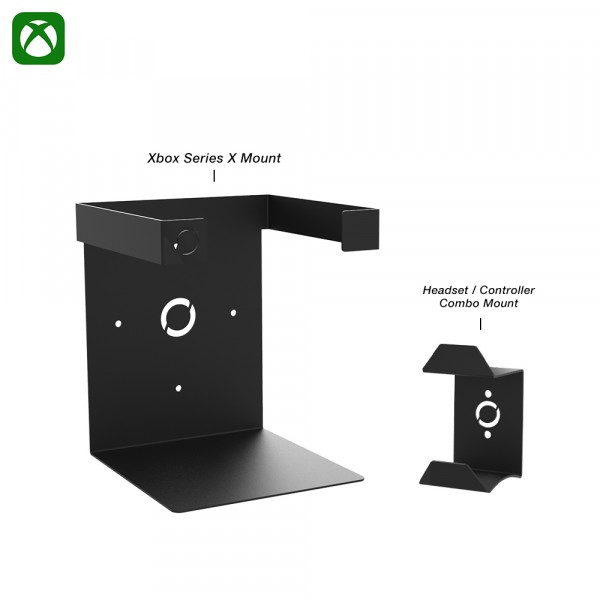 Xbox series X  Wall Mount + Headset Controller Mount 