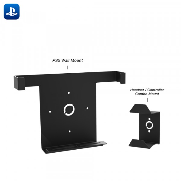 PS5/ PlayStation 5 Wall Mount + Headset Controller Combo Mount
