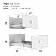 Adjustable PC Wall Mount 974 - 9.5W x 7D x 4.5H